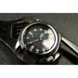 THE-ABSOLUTE-SIMPLE-ONE PURE.CNC CUSTOM BEZEL FOR SEIKO SKX007/09 DX-09-CNC