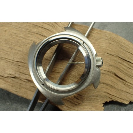 THE . HEAVY . METAL CNC CUSTOM ST.STEEL CHAPTER RING FOR NEW TURTLE SEIKO NTR-01-ST.S