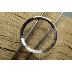 THE . HEAVY . METAL CNC CUSTOM ST.STEEL CHAPTER RING FOR NEW TURTLE SEIKO NTR-01-ST.S