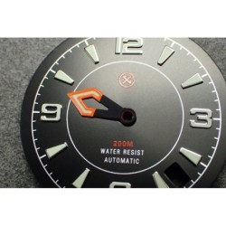 THE . FINAL . FANTASY . ORANGE + BLACK - SEIKO HOUR HAND NTH-H-01-O