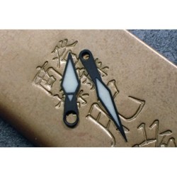 THE . THUNDERBOLT . ONE - MATTE BLACK - SEIKO MINUTE + HOUR HAND SET NTH-S-05-BB