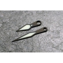 THE . THUNDERBOLT . ONE - MATTE BLACK - SEIKO MINUTE + HOUR HAND SET NTH-S-05-BB