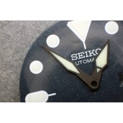 THE . THUNDERBOLT . ONE - MATTE BLACK - SEIKO MINUTE + HOUR HAND SET NTH-S-05-BB