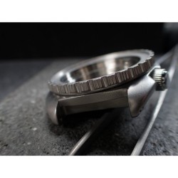 THE . REVENGE . ONE - COLD.STEEL.EDITION- SEIKO SRP NEW TURTLE MOD BEZEL NTD-05-CSE