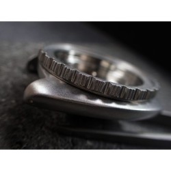 THE . REVENGE . ONE - COLD.STEEL.EDITION- SEIKO SRP NEW TURTLE MOD BEZEL NTD-05-CSE