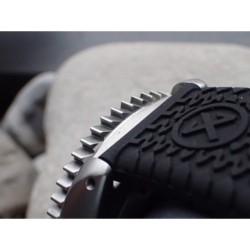 THE . SHARK . ONE - COLD.STEEL.EDITION- SEIKO SRP NEW TURTLE MOD BEZEL NTD-02-CSE