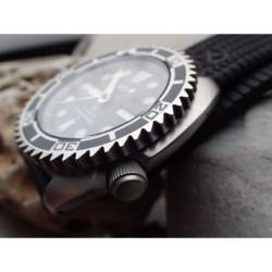 THE . SHARK . ONE - COLD.STEEL.EDITION- SEIKO SRP NEW TURTLE MOD BEZEL NTD-02-CSE