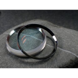 THE. BLACK. PEARL GUNMETAL  CUSTOM CHAPTER RING FOR SKX007 7S26-0020 R-01-GM-GG