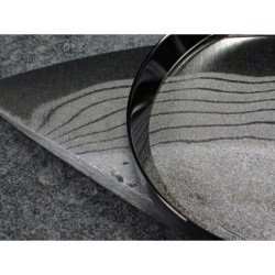 THE. BLACK. PEARL GUNMETAL  CUSTOM CHAPTER RING FOR SKX007 7S26-0020 R-01-GM-GG