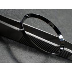 THE. BLACK. PEARL GUNMETAL  CUSTOM CHAPTER RING FOR SKX007 7S26-0020 R-01-GM-GG