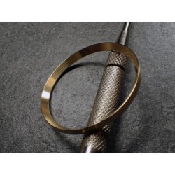 GOLD BRUSHED ST.STEEL CUSTOM CHAPTER RING FOR SKX007 7S26-0020 R-01-BG