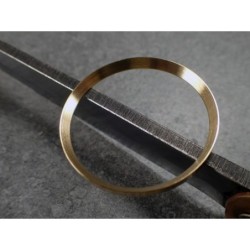 GOLD BRUSHED ST.STEEL CUSTOM CHAPTER RING FOR SKX007 7S26-0020 R-01-BG