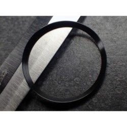 BLACK BRUSHED ST.STEEL CUSTOM CHAPTER RING FOR SEIKO SKX 007 7S26-0020 R-01-BB