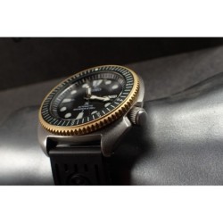 THE . SUPER . COIN . ONE - GOLD MATT - SEIKO SRP NEW TURTLE MOD BEZEL NTD-04-G