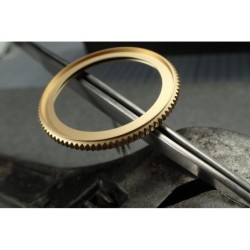 THE . SUPER . COIN . ONE - GOLD MATT - SEIKO SRP NEW TURTLE MOD BEZEL NTD-04-G