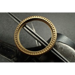 THE . SUPER . COIN . ONE - GOLD MATT - SEIKO SRP NEW TURTLE MOD BEZEL NTD-04-G