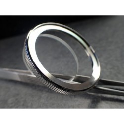 THE . SOFT.COIN .ONE - POLISHED CUSTOM BEZEL F.SEIKO SKX007 7S26-0200 CASE DX-15-P