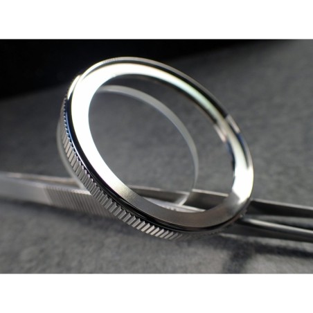 THE . SOFT.COIN .ONE - POLISHED CUSTOM BEZEL F.SEIKO SKX007 7S26-0200 CASE DX-15-P