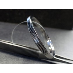 THE . SOFT.COIN .ONE - POLISHED CUSTOM BEZEL F.SEIKO SKX007 7S26-0200 CASE DX-15-P