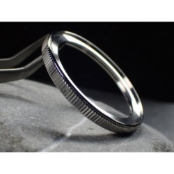 THE . SOFT.COIN .ONE - POLISHED CUSTOM BEZEL F.SEIKO SKX007 7S26-0200 CASE DX-15-P