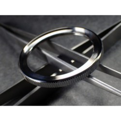 THE . SOFT.COIN .ONE - POLISHED CUSTOM BEZEL F.SEIKO SKX007 7S26-0200 CASE DX-15-P