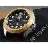 THE- ABSOLUTE-SIMPLE-ONE  MATT GOLD CUSTOM BEZEL FOR SEIKO SKX007/09/011 7S26-0020  DX-09-G
