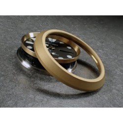 THE- ABSOLUTE-SIMPLE-ONE  MATT GOLD CUSTOM BEZEL FOR SEIKO SKX007/09/011 7S26-0020  DX-09-G