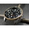 THE . SOFT.COIN .ONE - GOLD MATT CUSTOM BEZEL F.SEIKO SKX007 7S26-0200 CASE DX-15-G