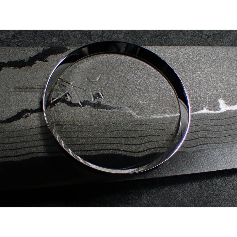 THE . MIRROR .ONE - HIGH POLISHED STAINLESS STEEL CUSTOM CHAPTER RING FOR SKX007 7S26-0020 R-01-P