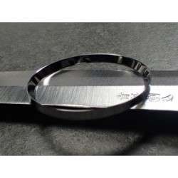 THE . MIRROR .ONE - HIGH POLISHED STAINLESS STEEL CUSTOM CHAPTER RING FOR SKX007 7S26-0020 R-01-P