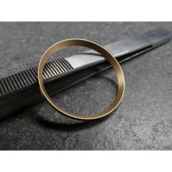 GOLD BLASTED ST.STEEL CUSTOM CHAPTER RING FOR SKX007 7S26-0020 R-01-MG