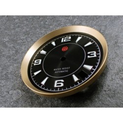 GOLD BLASTED ST.STEEL CUSTOM CHAPTER RING FOR SKX007 7S26-0020 R-01-MG