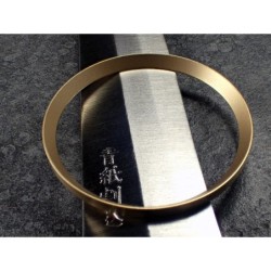 GOLD BLASTED ST.STEEL CUSTOM CHAPTER RING FOR SKX007 7S26-0020 R-01-MG