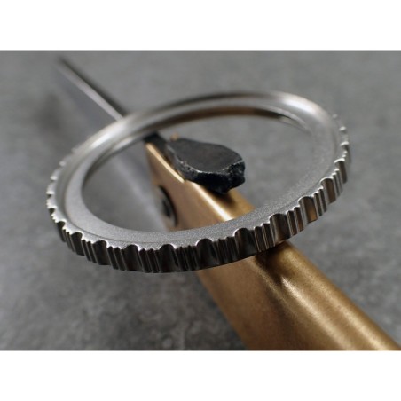 THE . REVENGE .ONE - COLD.STEEL.EDITION CUSTOM BEZEL F.SEIKO SKX007 7S26-0200 CASE DX-24-CSE