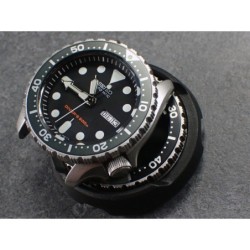 THE . REVENGE .ONE - COLD.STEEL.EDITION CUSTOM BEZEL F.SEIKO SKX007 7S26-0200 CASE DX-24-CSE