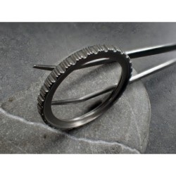 THE . REVENGE .ONE - COLD.STEEL.EDITION CUSTOM BEZEL F.SEIKO SKX007 7S26-0200 CASE DX-24-CSE