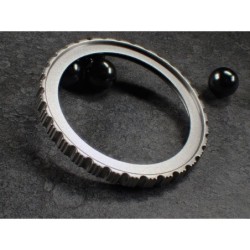 THE . REVENGE .ONE - COLD.STEEL.EDITION CUSTOM BEZEL F.SEIKO SKX007 7S26-0200 CASE DX-24-CSE