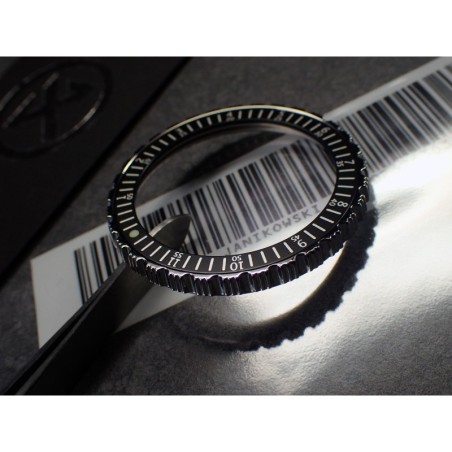 THE . REVENGE .ONE - MIRROR POLISHED CUSTOM BEZEL F.SEIKO SKX007 7S26-0200 CASE DX-24-P