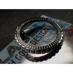 THE . REVENGE .ONE - MIRROR POLISHED CUSTOM BEZEL F.SEIKO SKX007 7S26-0200 CASE DX-24-P