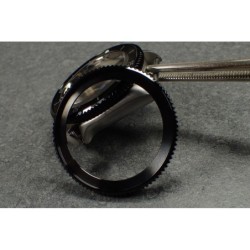 THE . S.COIN.90 .ONE - BLACK . MIRROR CUSTOM BEZEL F.SEIKO SKX007 7S26-0200 CASE DX.S-20-BM