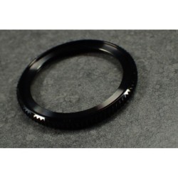 THE . S.COIN.90 .ONE - BLACK . MIRROR CUSTOM BEZEL F.SEIKO SKX007 7S26-0200 CASE DX.S-20-BM