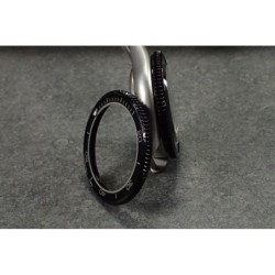 THE . S.COIN.90 .ONE - BLACK . MIRROR CUSTOM BEZEL F.SEIKO SKX007 7S26-0200 CASE DX.S-20-BM