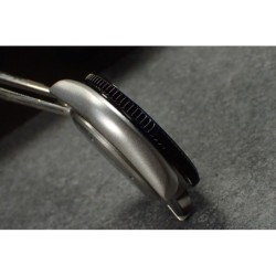 THE . S.COIN.90 .ONE - BLACK . MIRROR CUSTOM BEZEL F.SEIKO SKX007 7S26-0200 CASE DX.S-20-BM