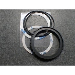 THE . REVENGE .ONE - BLACK CUSTOM BEZEL F.SEIKO SKX007 7S26-0200 CASE DX-24-B