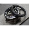 THE . REVENGE .ONE - BLACK CUSTOM BEZEL F.SEIKO SKX007 7S26-0200 CASE DX-24-B