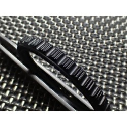 THE . REVENGE .ONE - BLACK CUSTOM BEZEL F.SEIKO SKX007 7S26-0200 CASE DX-24-B