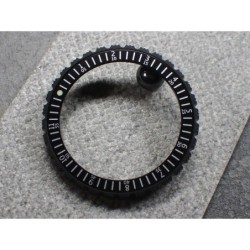 THE . REVENGE .ONE - BLACK CUSTOM BEZEL F.SEIKO SKX007 7S26-0200 CASE DX-24-B