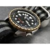 THE . REVENGE .ONE - MATT GOLD CUSTOM BEZEL F.SEIKO SKX007 7S26-0200 CASE DX-24-G