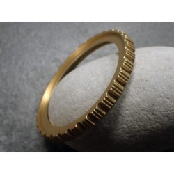 THE . REVENGE .ONE - MATT GOLD CUSTOM BEZEL F.SEIKO SKX007 7S26-0200 CASE DX-24-G