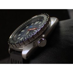 THE . REVENGE . ONE - POLISHED- SEIKO SRP NEW TURTLE MOD BEZEL NTD-05-P